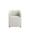 Manhattan Comfort Anna Round Faux Leather Dining Chair in Light Stone Grey - Set of 2 2-DC059AR-ST - alternate 5